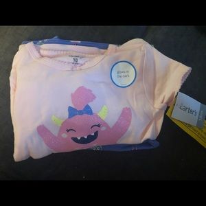 NWT 18 month monster pajamas